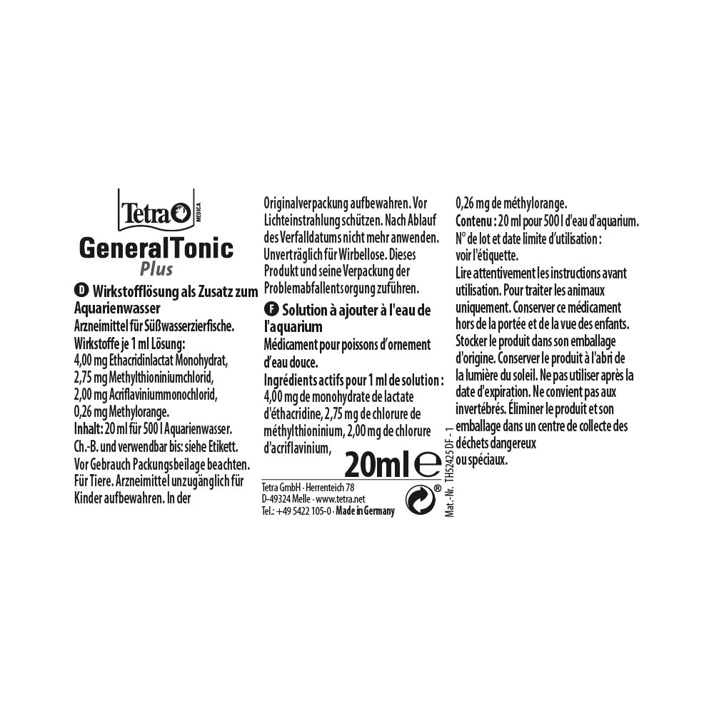 Tetramedica GénéralTonic+ Tratamento contra as doenças comuns