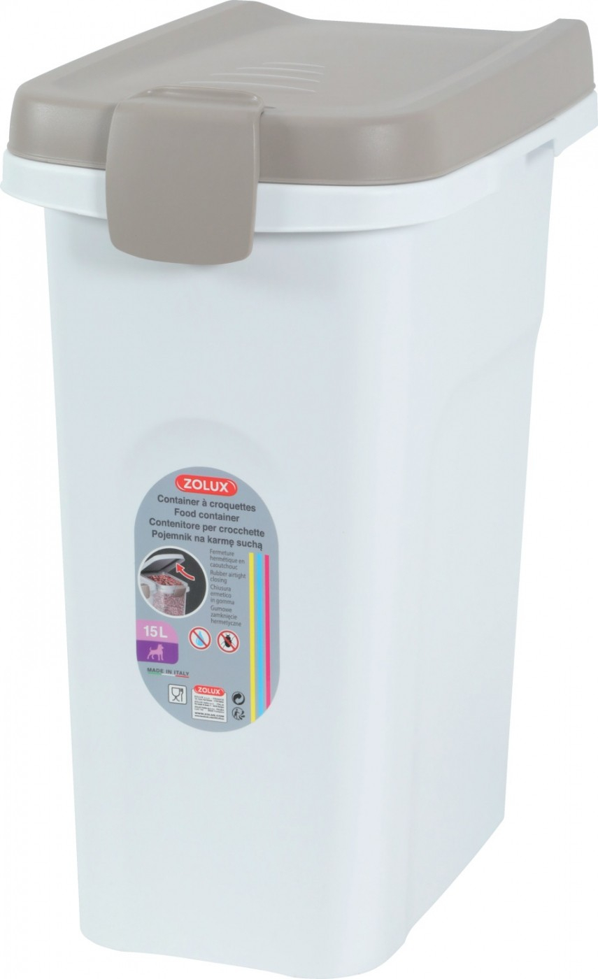 Luftdichter Kunststoffbehälter für Trockenfutter - 15L, 25L und 40L