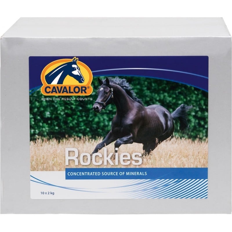 Cavalor Rockies pedra para lamber bloco de sal