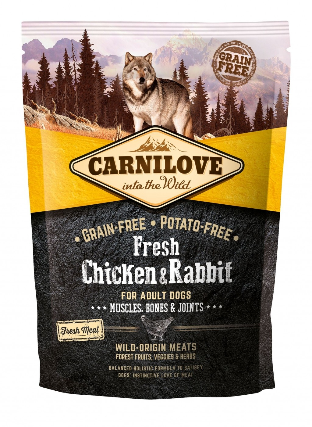 CARNILOVE FRESH Chicken & Rabbit per Cani Adulti
