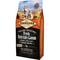 CARNILOVE FRESH Ostrich & Lamb Adulte de Petite Taille