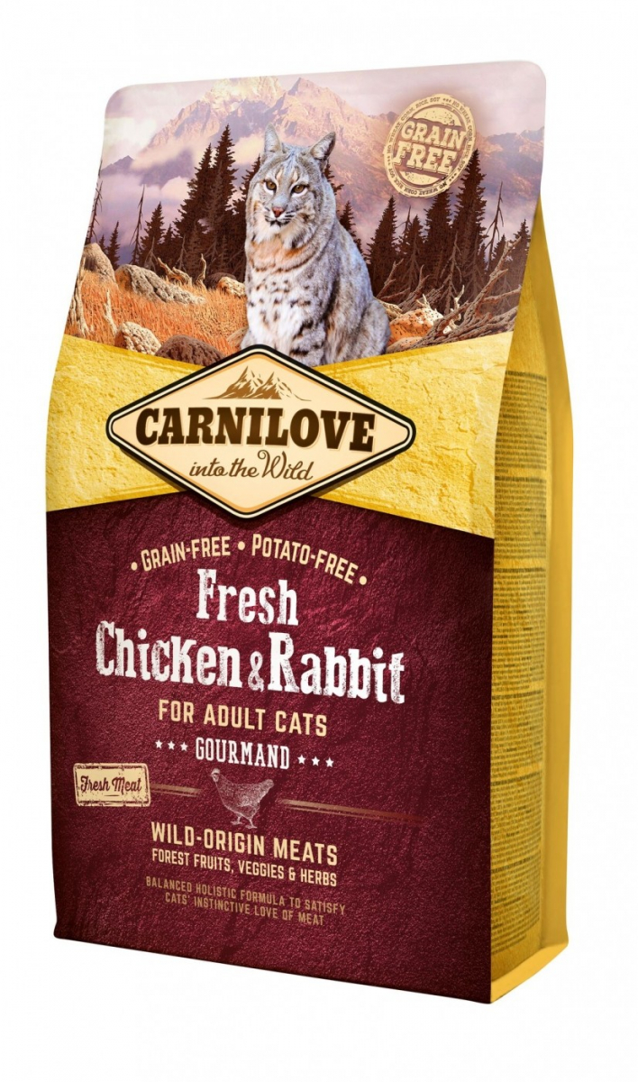 CARNILOVE FRESH Chicken & Rabbit para gatos adultos