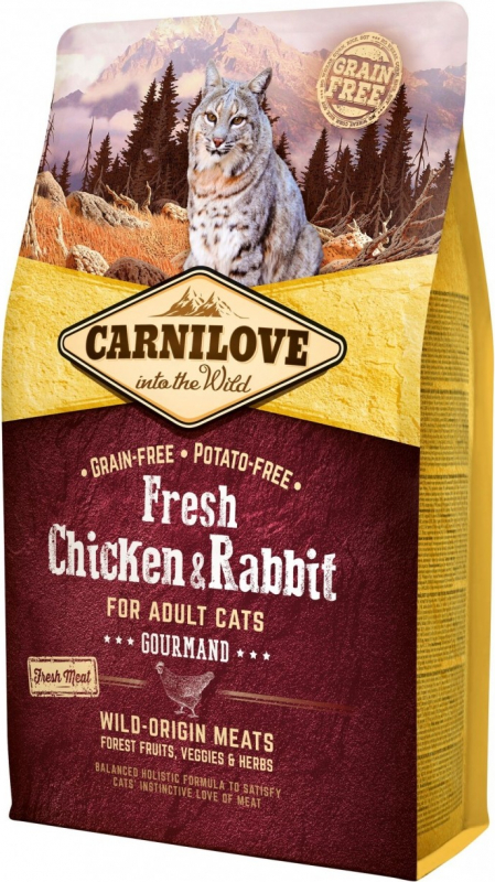 CARNILOVE FRESH Chicken & Rabbit pour Chat Adulte
