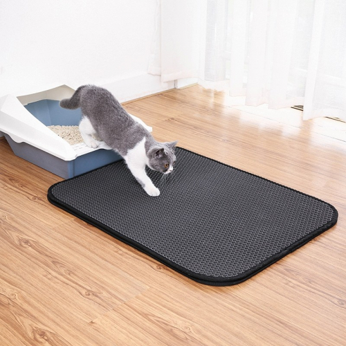 6 PCS Tappetini PET pavimento tappetino lettiera per gatti registrazione dei colori Tappetino lettiera per gatti Trapper 