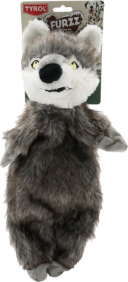 Peluche sonore pour chien "Loup" Furry Skinneeez - 50cm