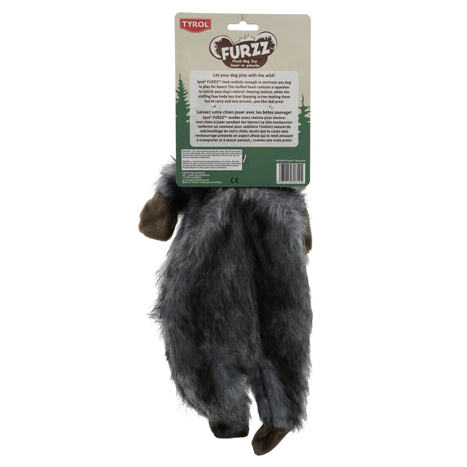 Knuffel voor honden, Furry Skinneeez - 50cm