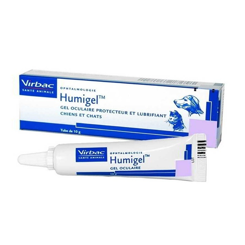 Virbac Humigel Gel lubrificante e protector dos olhos