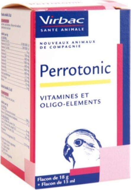 Virbac Perrotonic Vitamine für Sittiche und Papageien