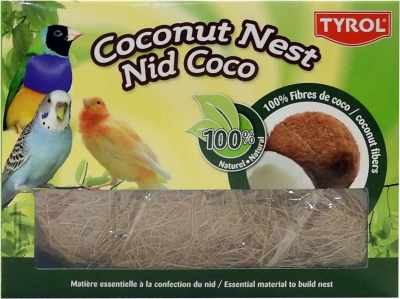 Nido de fibras de coco Tyrol para pájaros