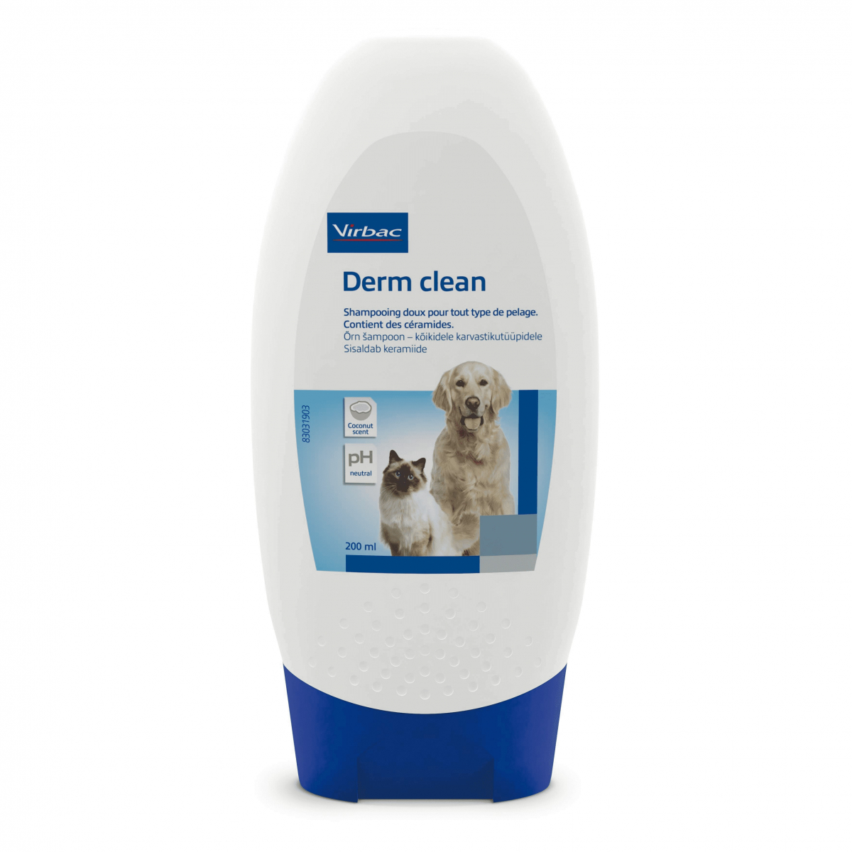 Virbac Shampoing physiologique Derm Clean pour chien et chat