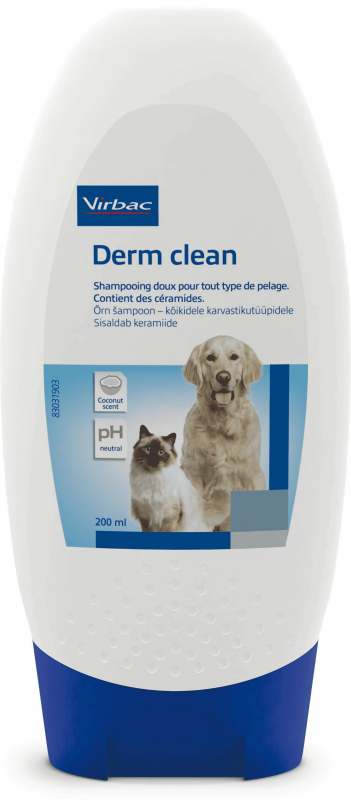 Virbac Shampoing physiologique Derm Clean pour chien et chat