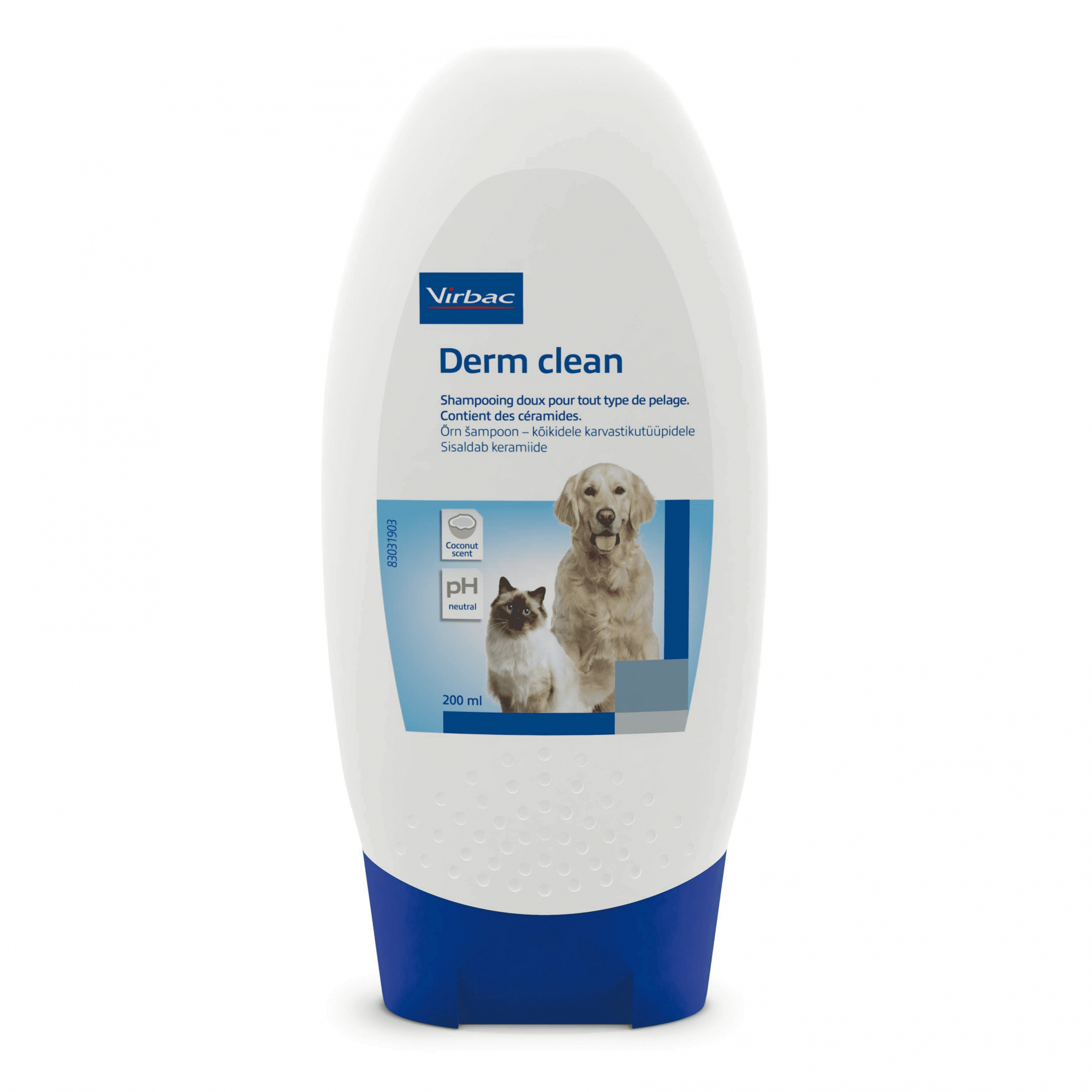 Virbac Fysiologische shampoo Derm Clean voor honden en katten
