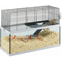 Cage en verre pour petits rongeurs - de 50 à 60 cm - Gabry 