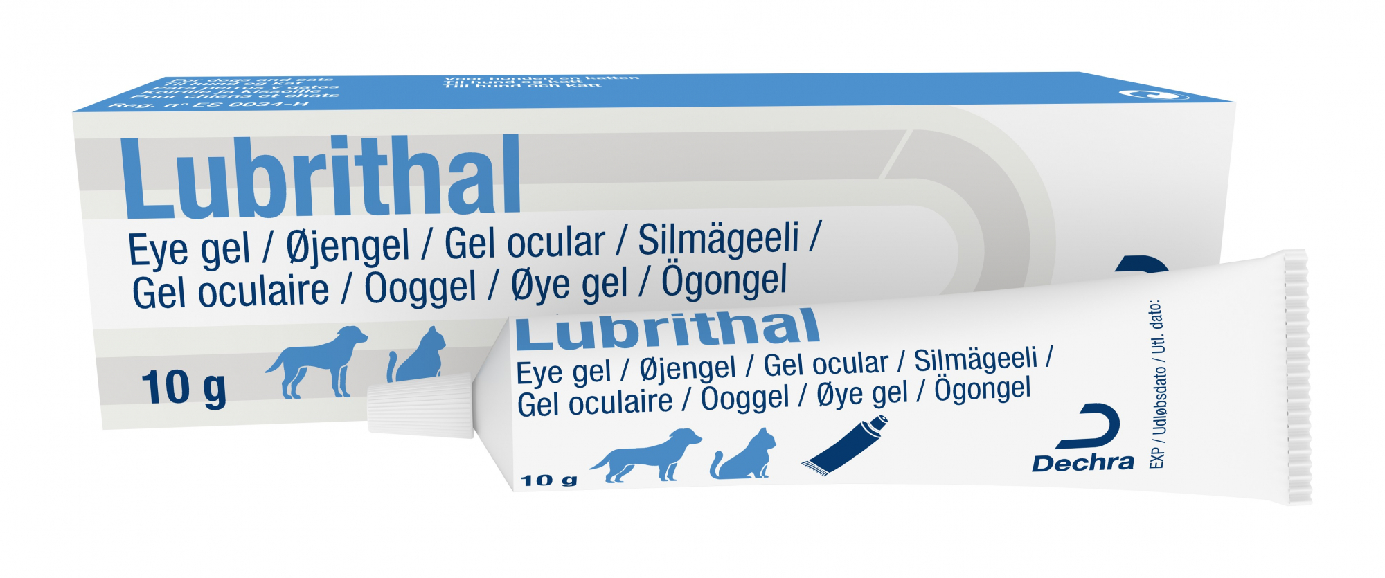 Dechra Lubrithal Gel oculaire pour chien et chat