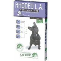 Greenvet Rhodeo L.A. Pipettes répulsives actifs naturels pour chien