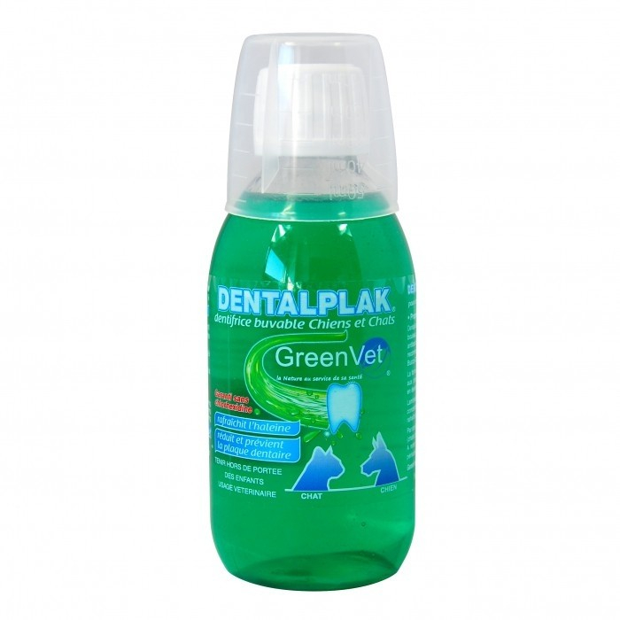 GREEN VET Dentalplak - Drinkbare tandpasta voor honden en katten