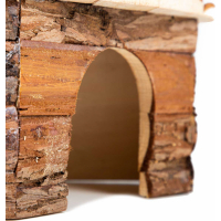 Casetta angolare in legno per roditori Zolia - 4 misure disponibili