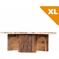 Maison d'angle en bois Zolia pour rongeurs - 4 tailles disponibles 