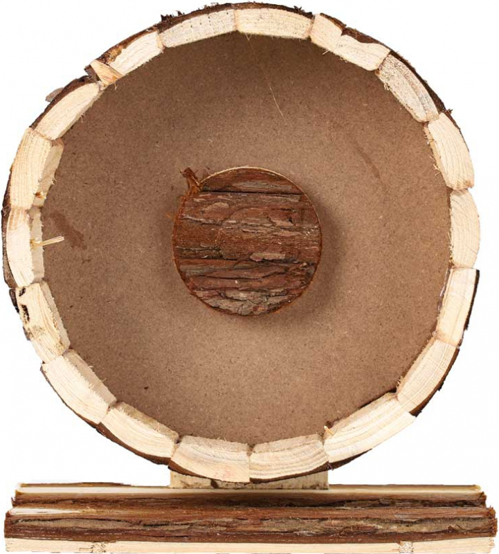 Natuurlijk houten oefenwiel voor knaagdieren Zolia