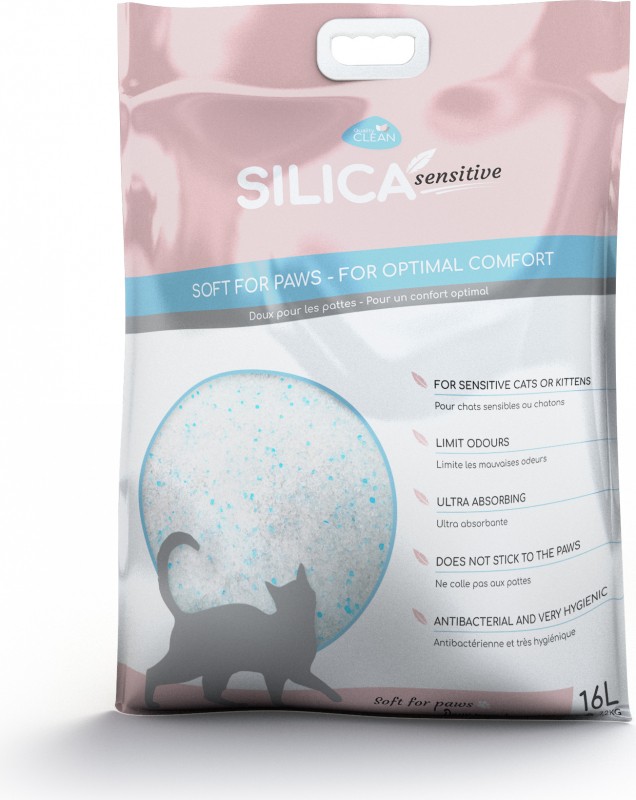 Litiere Pour Chat Silica Pearl Sensitive Ideale Pour Chatons Ou Chats Sensibles