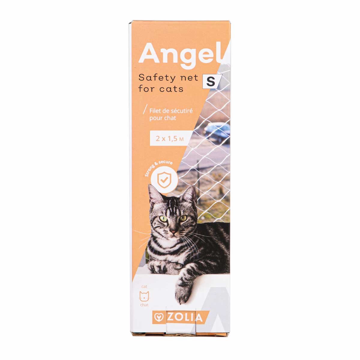 Rete di protezione trasparente per gatti Zolia Angel - 3 taglie disponibili