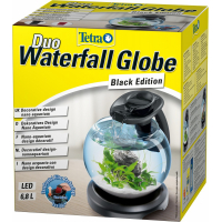 Aquarium Tetra Waterfall Globe - weiß oder schwarz