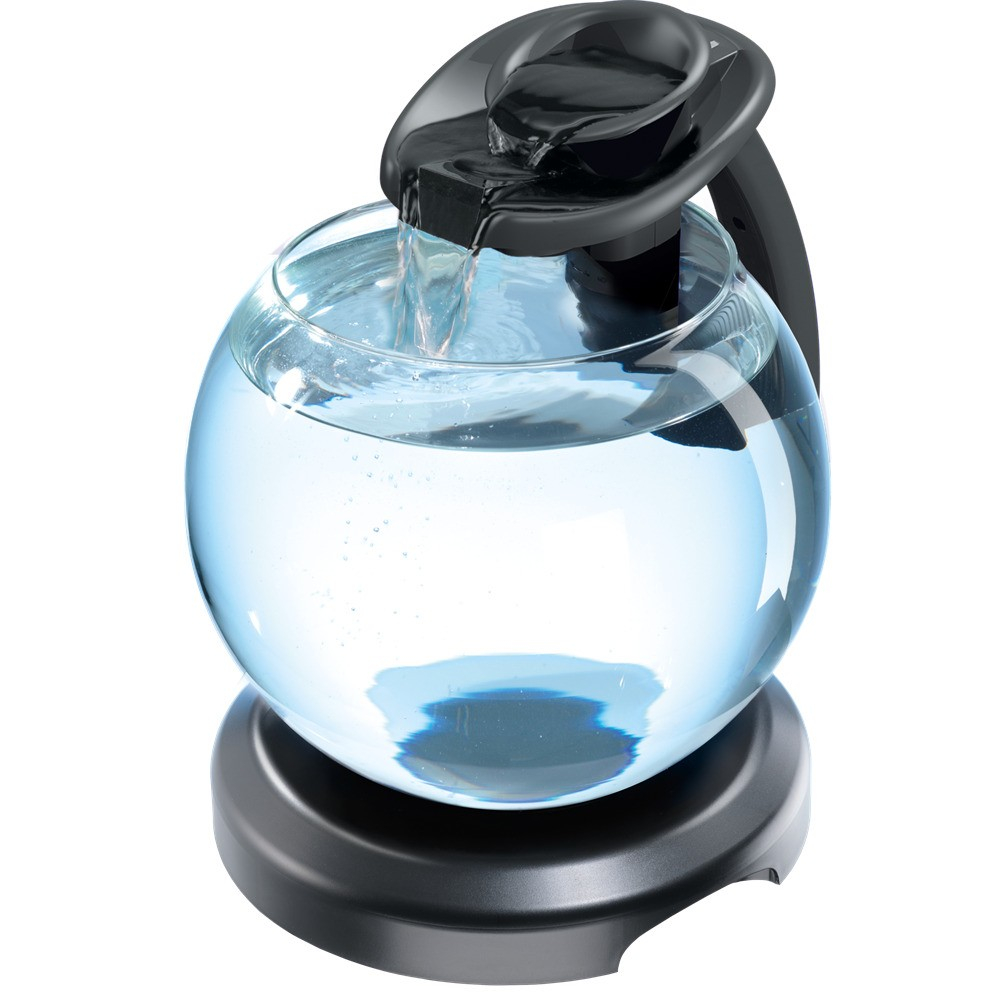 Nano acuario con cascada Tetra Globe - blanco o negro