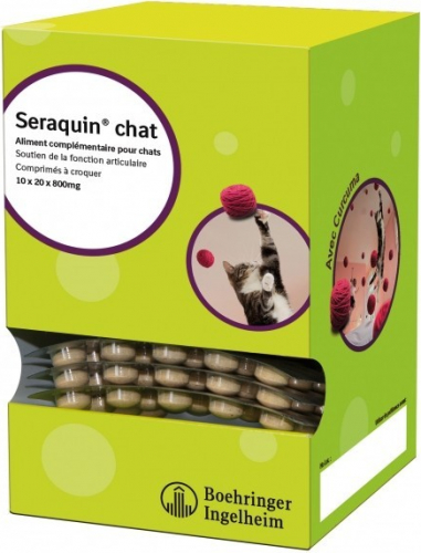 Boehringer Seraquin Chat 0 Comprimes Soutien De La Fonction Articulaire