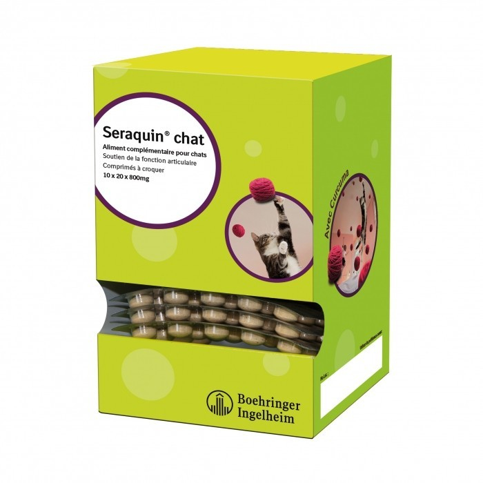 Seraquin Gatos Complemento alimenticio articulaciones - 200 comprimidos