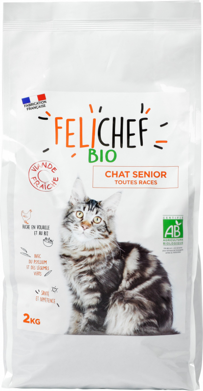 Felichef Bio Croquettes Bio Pour Chat Senior