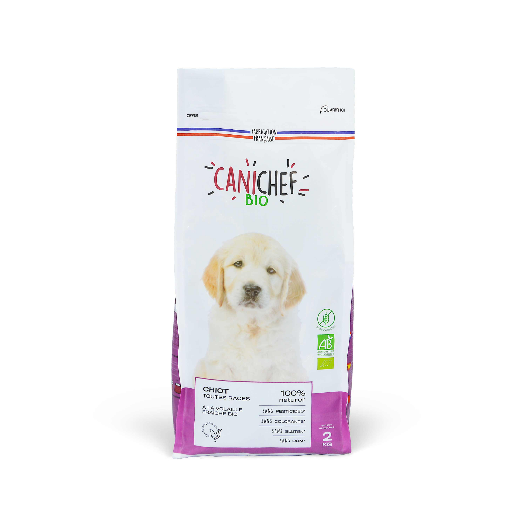 CANICHEF BIO Pienso sin cereales para cachorros