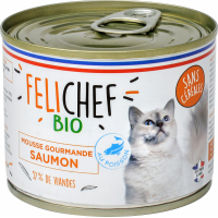 FELICHEF BIO Patê BIO Sem cereais em espuma para gatos adultos - 2 sabores à escolha