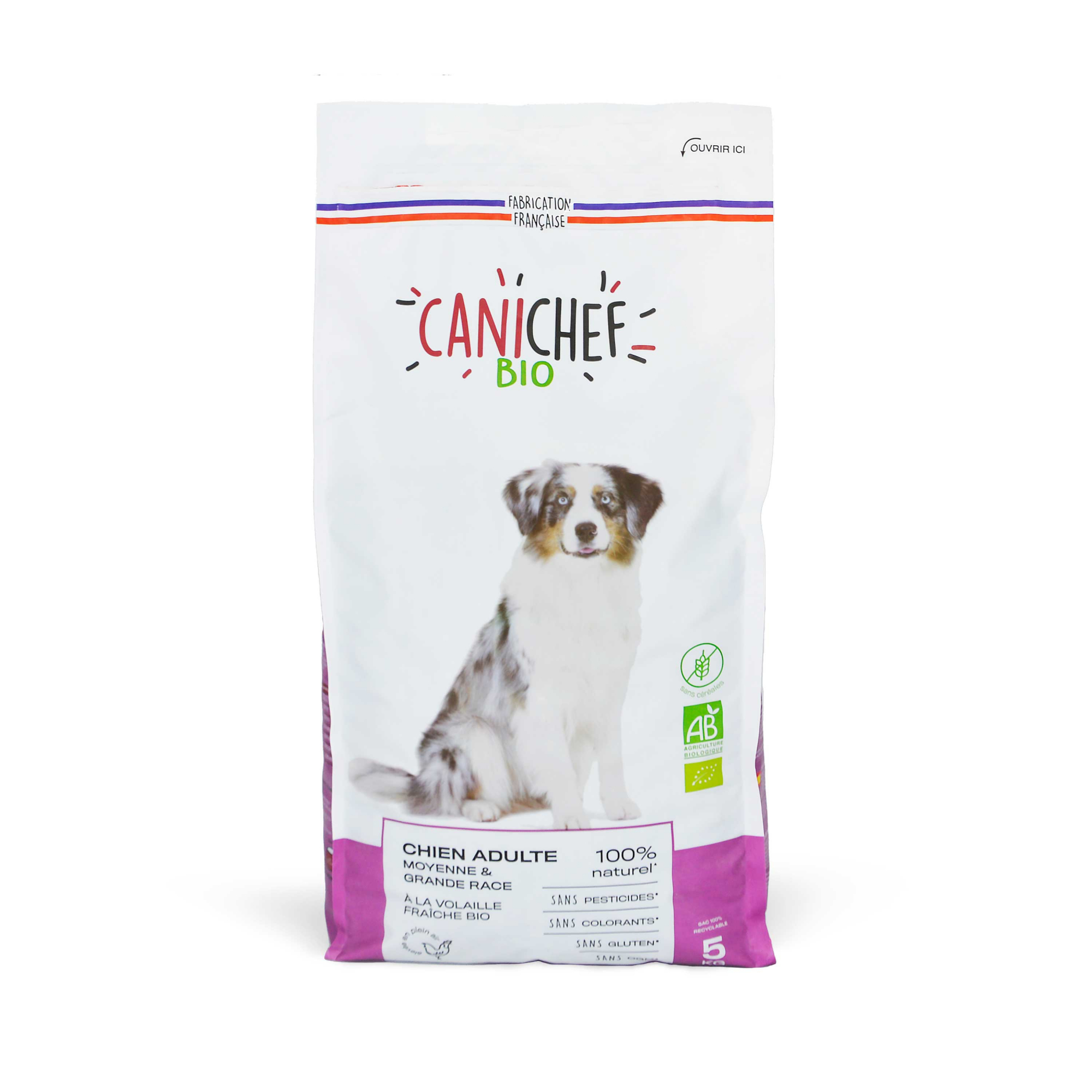CANICHEF BIO Pienso sin cereales para perros Medium / Maxi