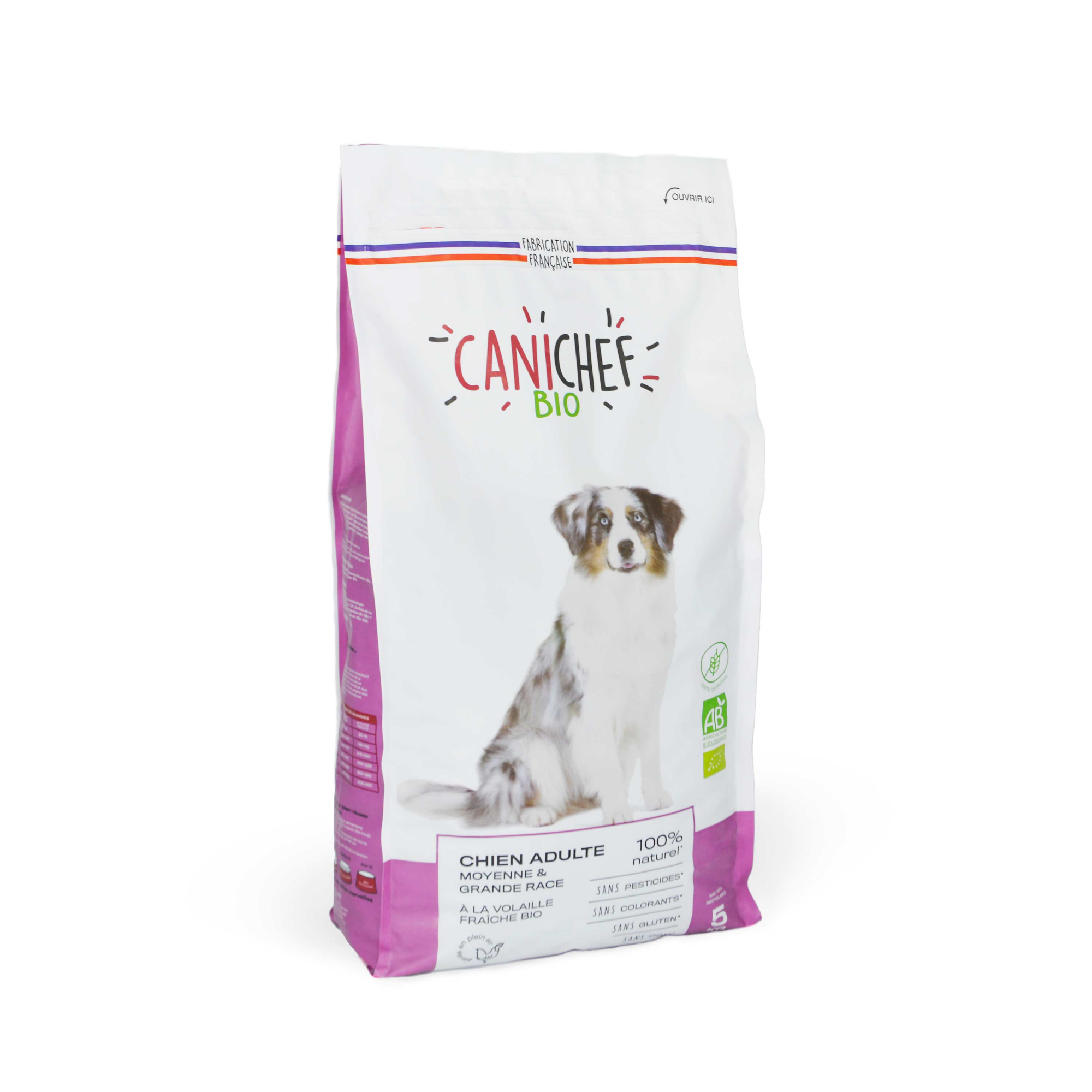 CANICHEF BIO Pienso sin cereales para perros Medium / Maxi