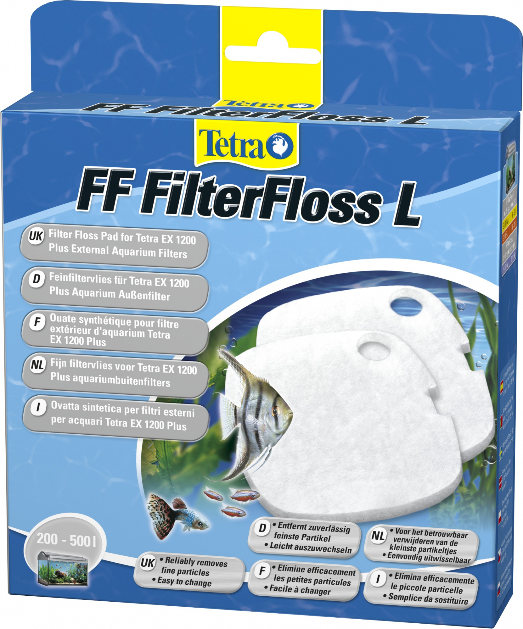 Filterwatten/Filtervlies voor filter Tetratec EX