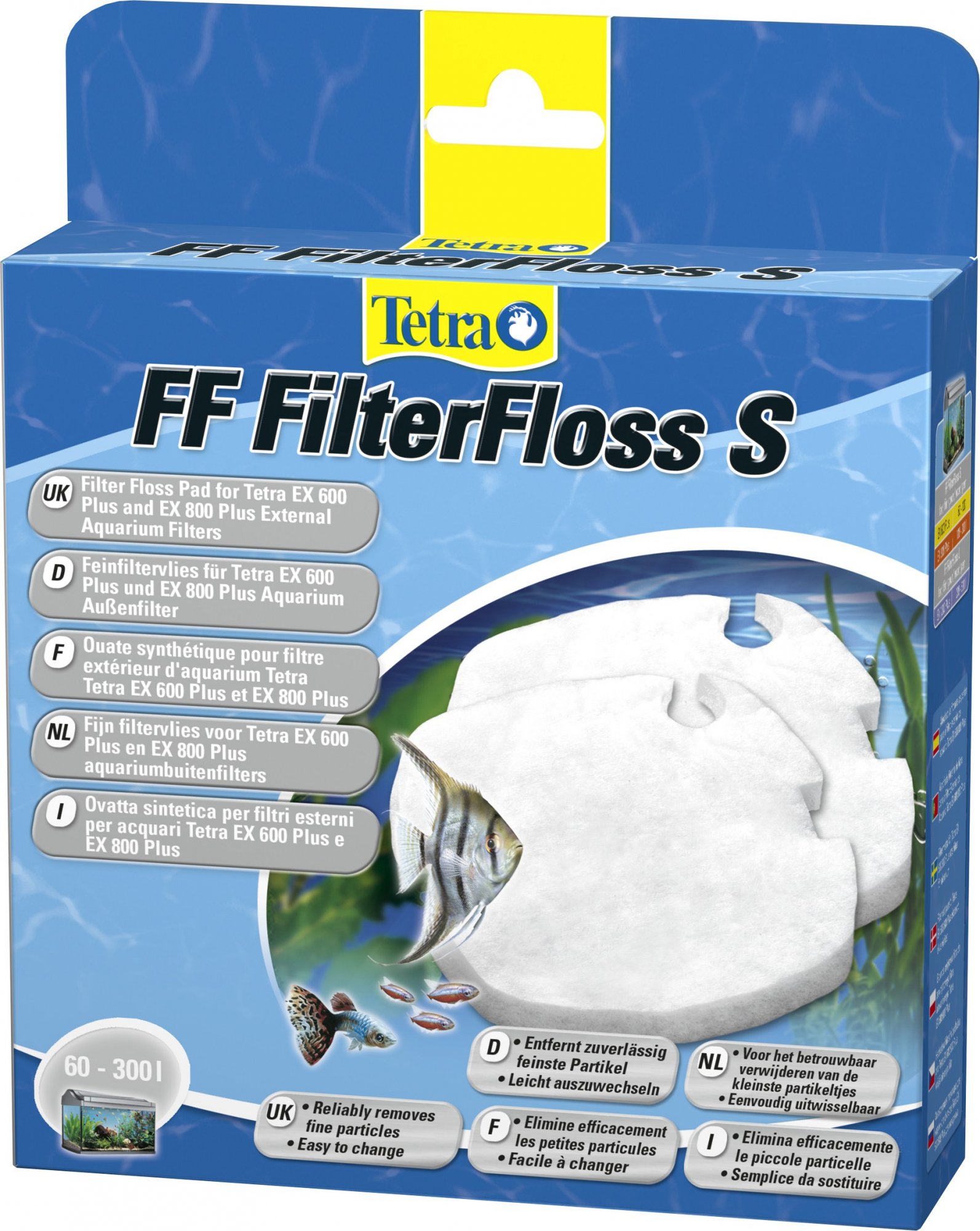 Filterwatten/Filtervlies voor filter Tetratec EX