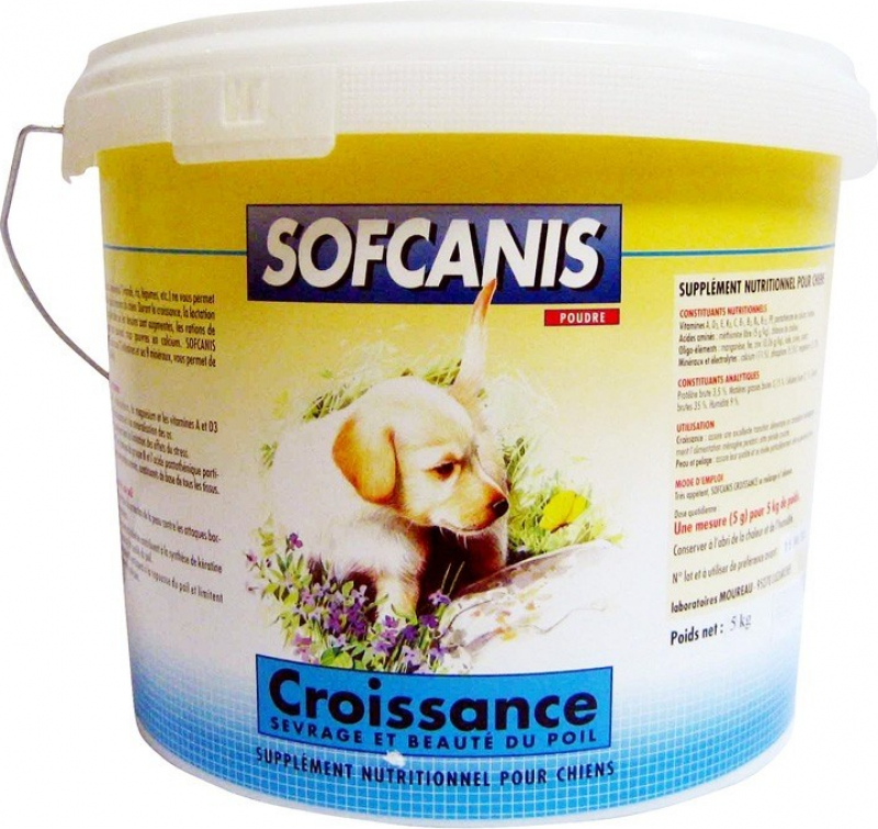 SOFCANIS Croissance en Poudre - Supplément Vitalité pour Chiot