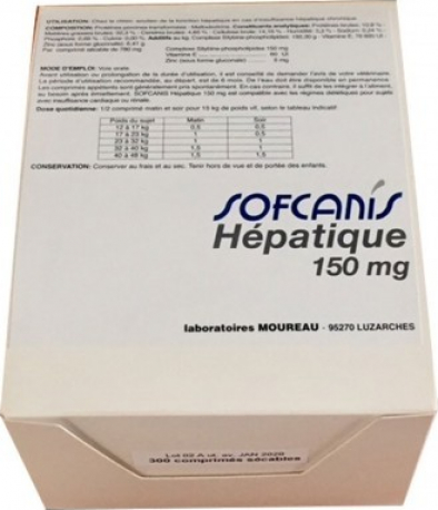 SOFCANIS Hépatique 25mg ou 150mg - Soutien du foie Chien & Chat
