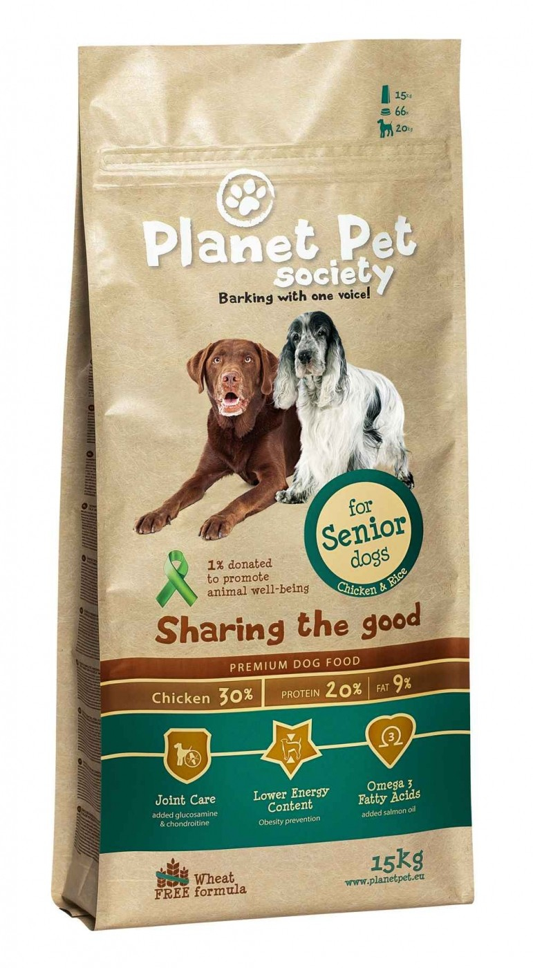 PLANET PET Senior Dog Huhn & Reis für ältere Hunde