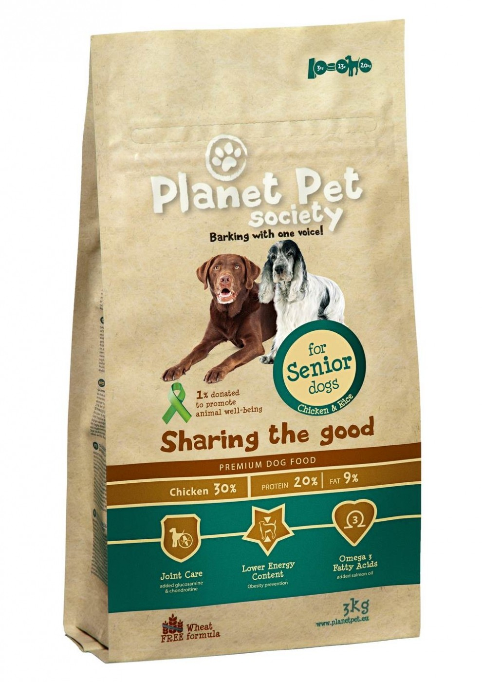 PLANET PET Senior Dog Huhn & Reis für ältere Hunde