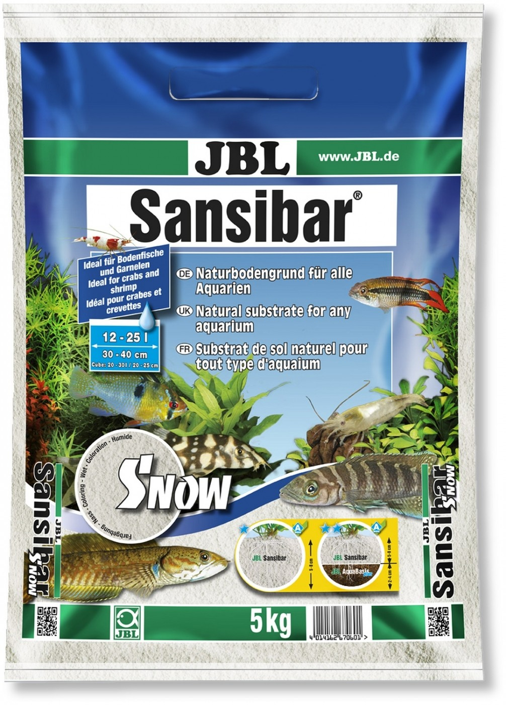 JBL Sansibar Snow sustrato arenoso