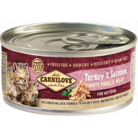 Carnilove Kitten Pavo y Salmón comida húmeda para gatitos