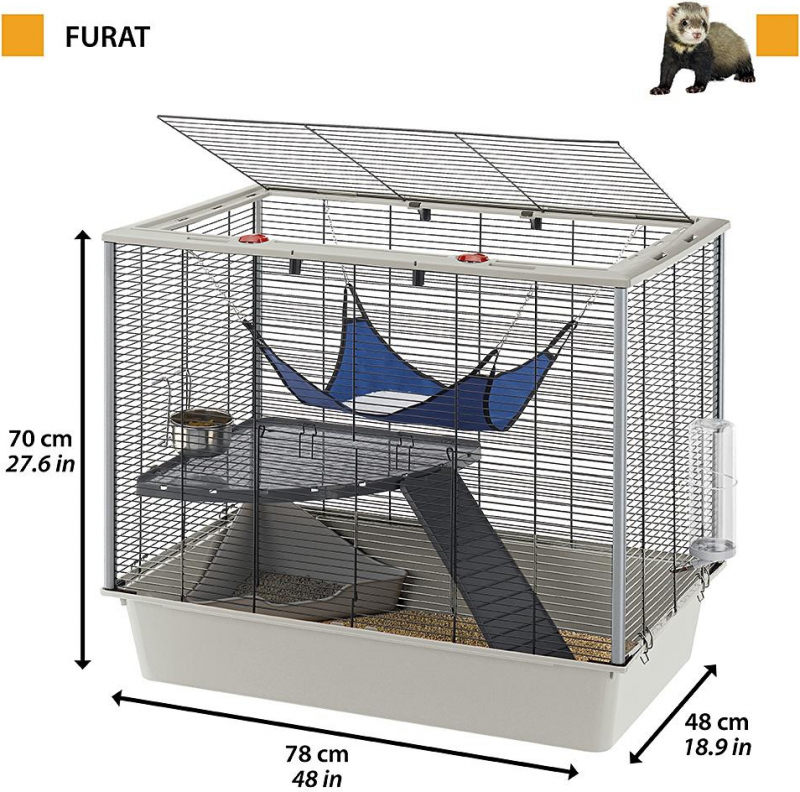 Cage pour Furet - 78 cm - Ferplast Furat