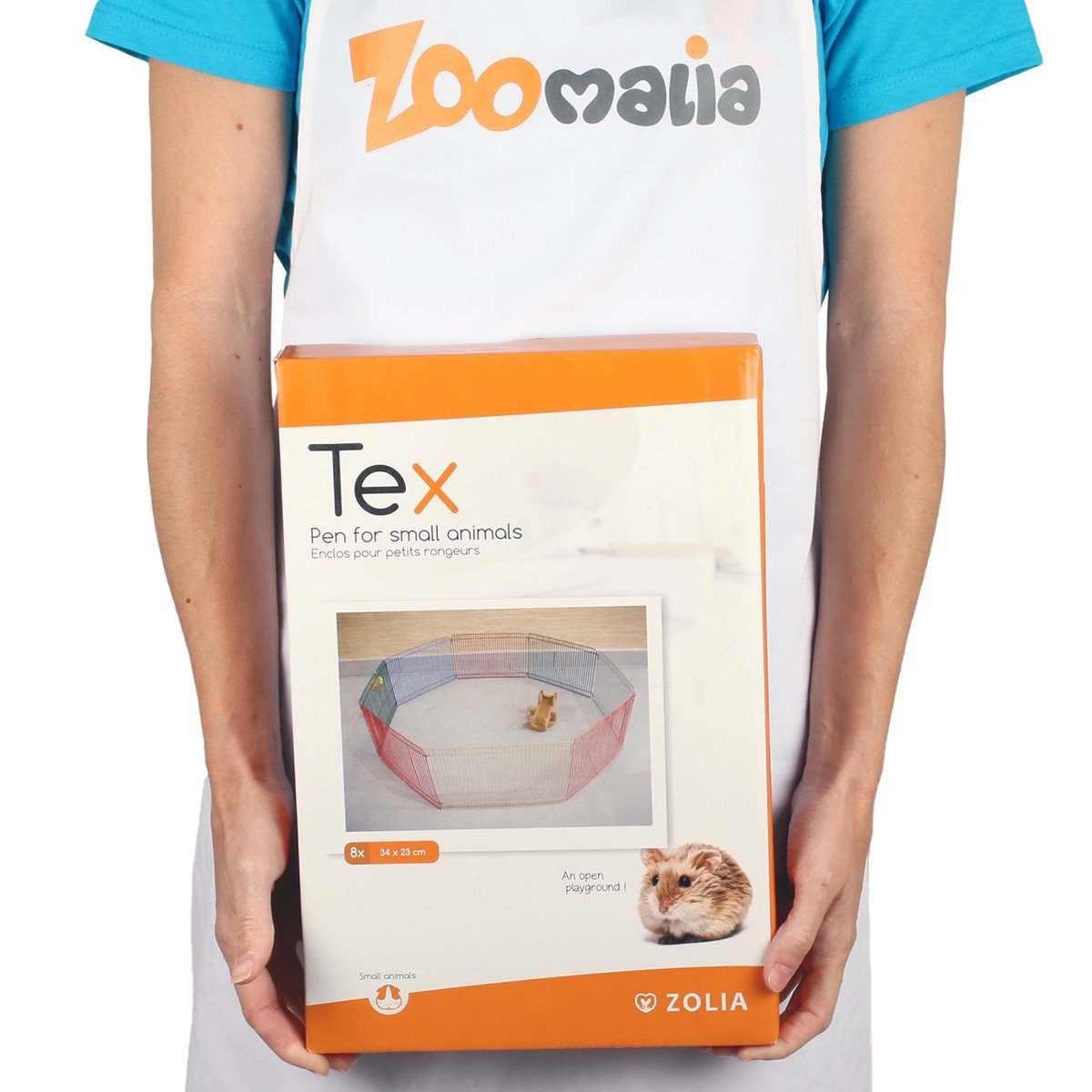 Zolia Tex Freigehege für Kleintiere, erweiterbar - 8 Elemente