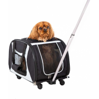 Sac de transport trolley à roulettes pour chien et chat Zolia GoPet 