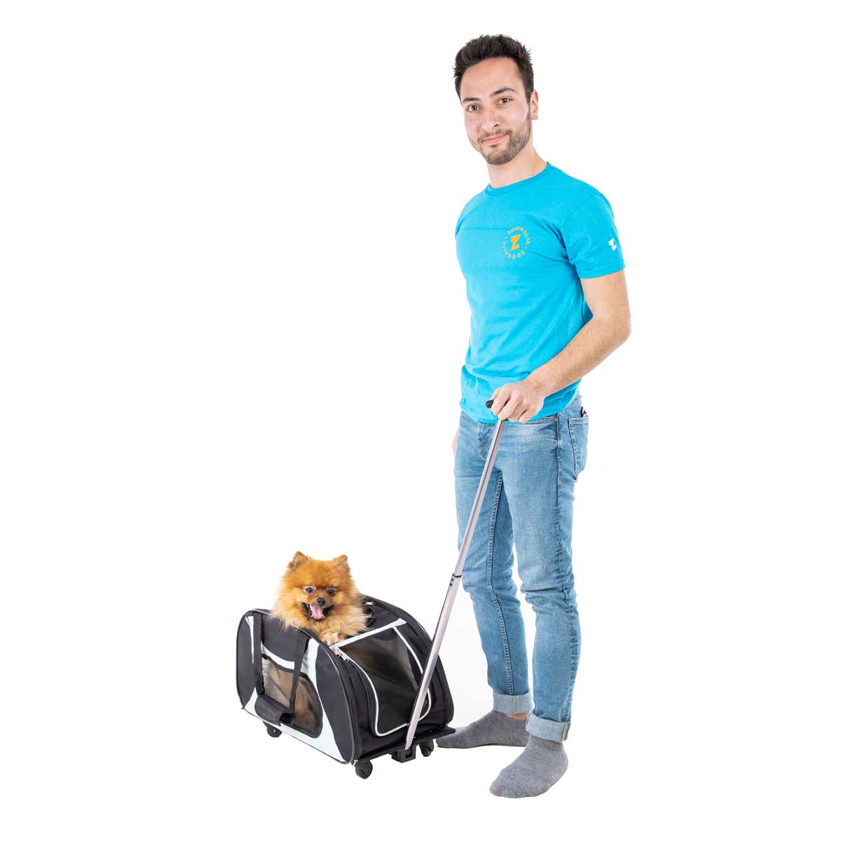 Bolso con ruedas para perros y gatos Zolia