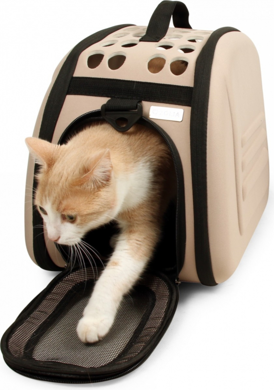Saco de transporte com alça de ombro para gato Zolia Malibu - 3 cores