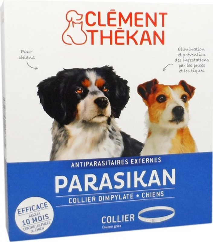 Clément Thékan Parasikan Antiparasitisches Halsband für Hund und Katze