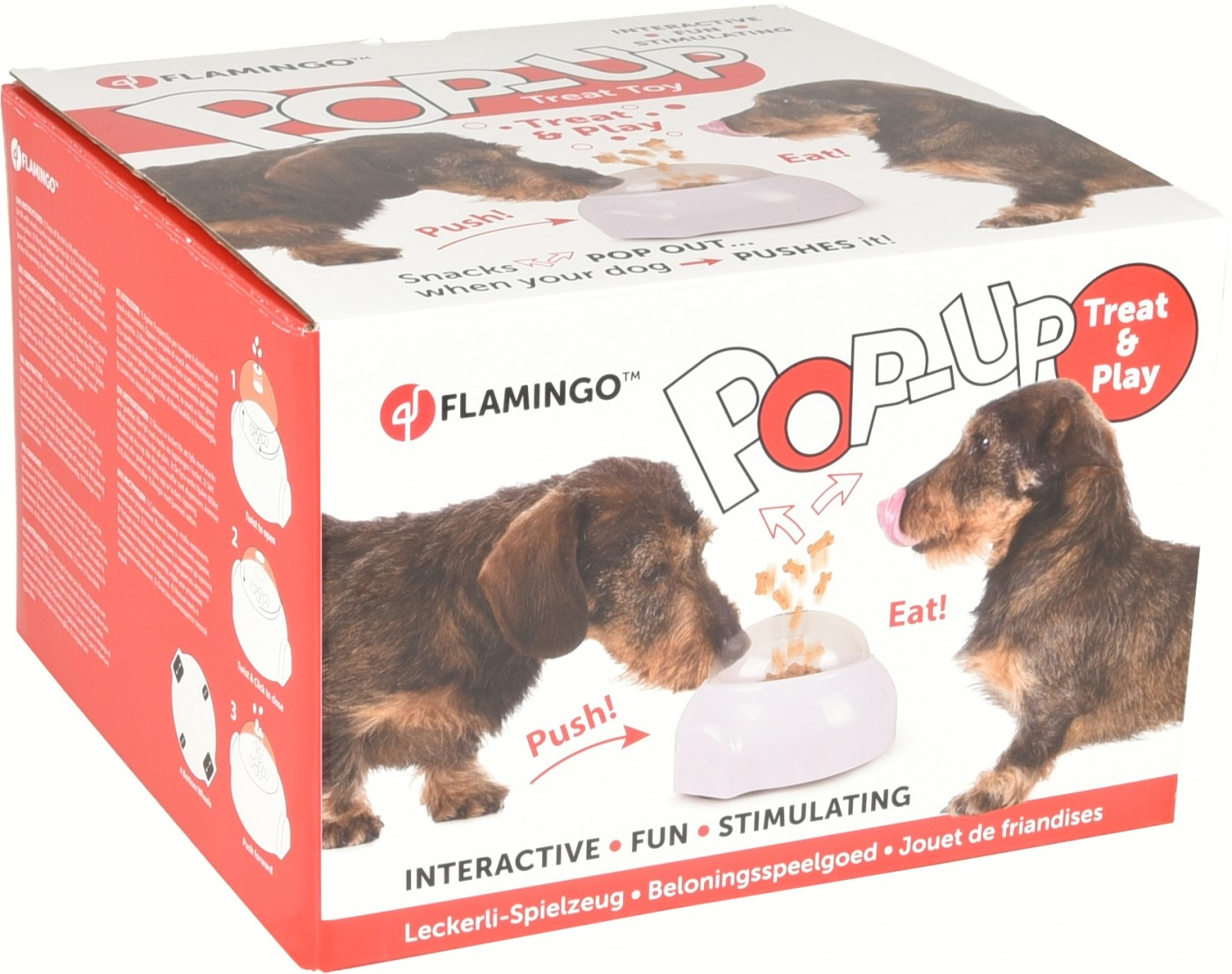 Juguete interactivo para perros, gatos y caballos Popup Toy