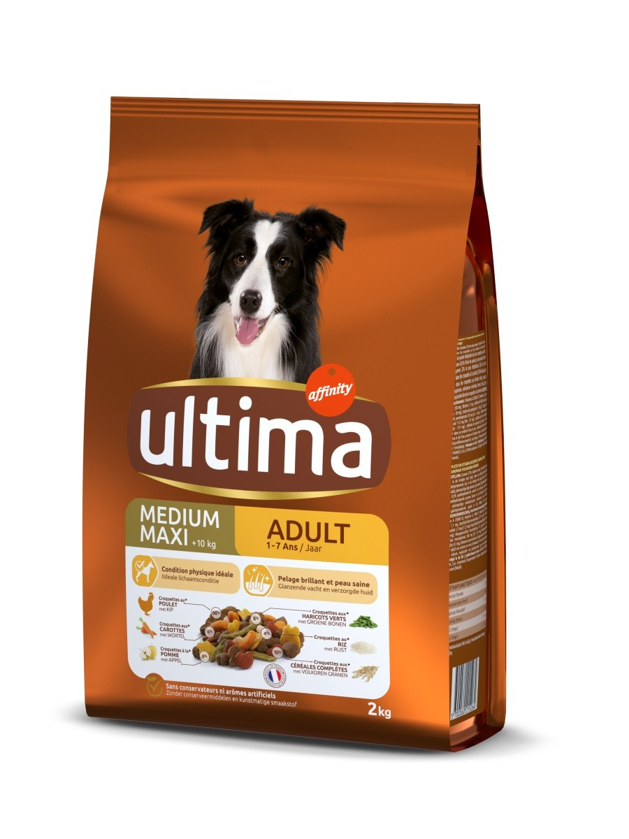 Ultima de Affinity - Max, como la mayoría de perros de raza mini, se  caracteriza por un nivel de actividad elevado y un metabolismo más rápido.  Por eso, Ultima se adapta a